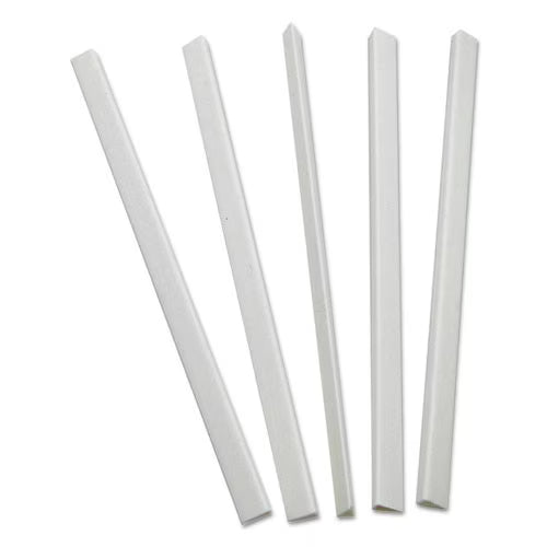 Binding Bars for Report Covers, 40-Sheet Capacity, White, 100/Box Z32692