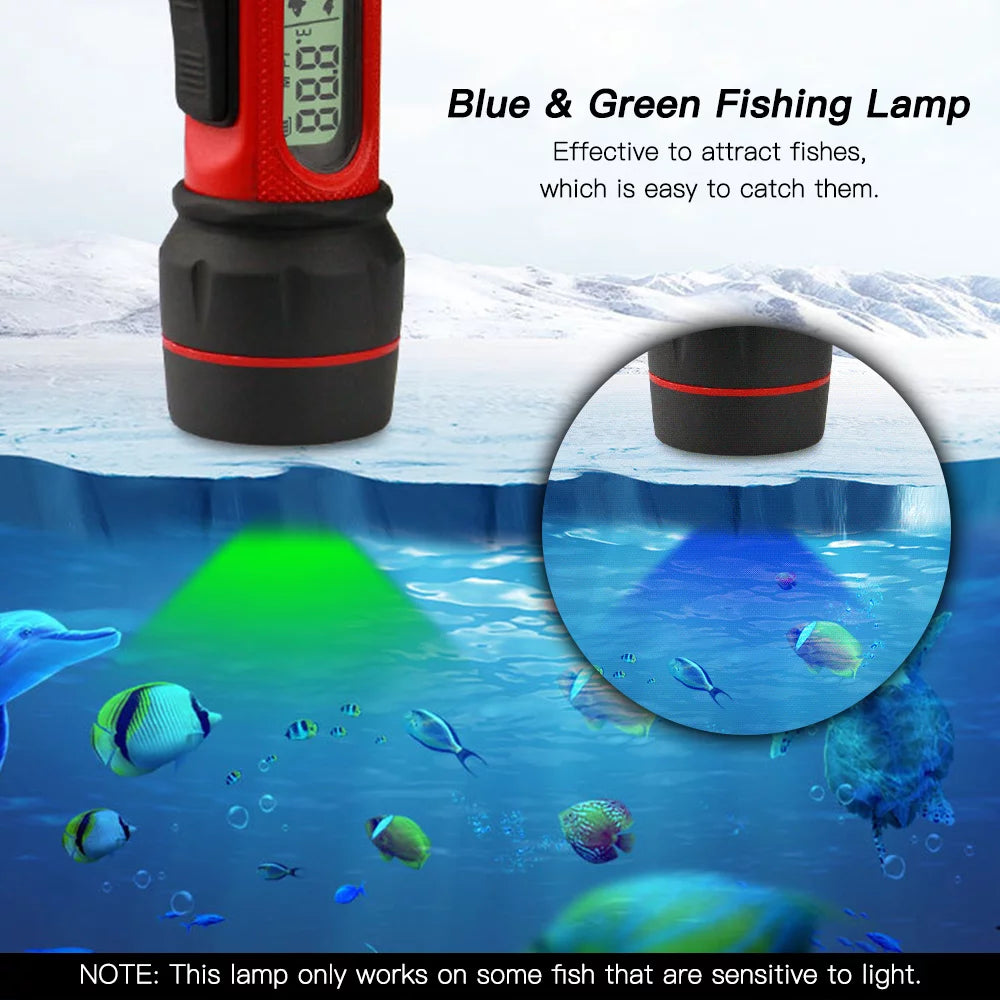 Ice Fishing Fishfinder with LED Underwater Light X41785