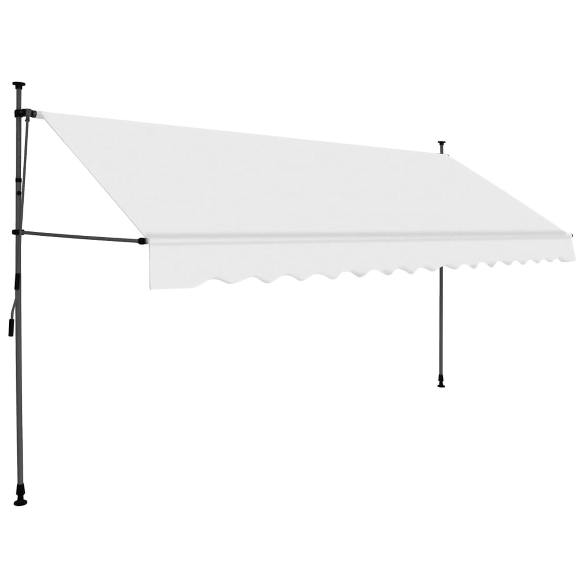 Manual Retractable Awning with 137.8" V93635