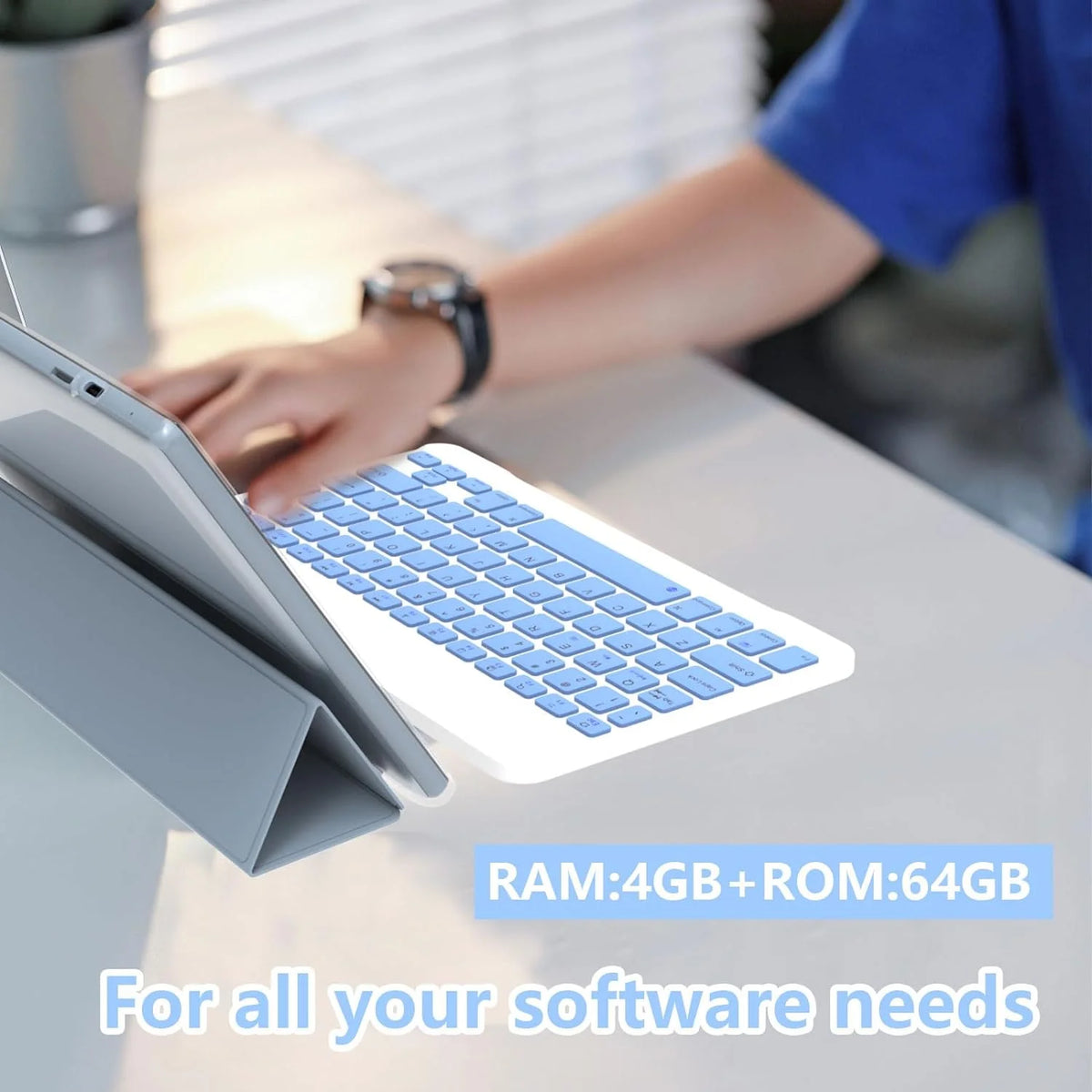 10.1 inch Android 12 Tablet with Keyboard S897