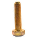 1/4 inch-20 x 8 inch Coarse Thread Grade 8 Hex Cap Screw Yellow Zinc Plated Pk 50 Y66818